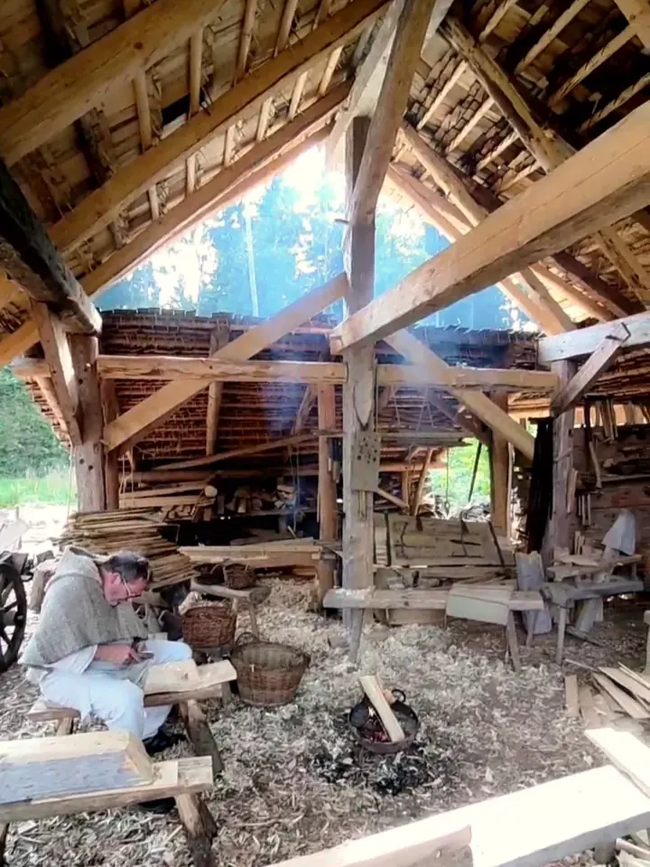 Werkstatt im Langhaus von Ribe