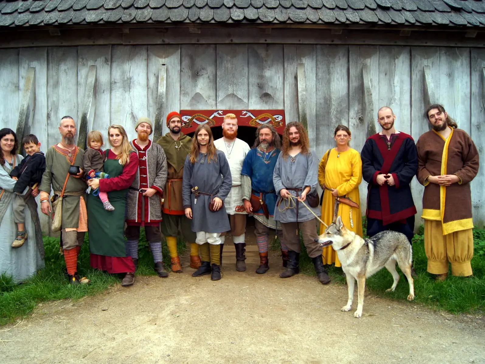 Die Gruppe in der Halle