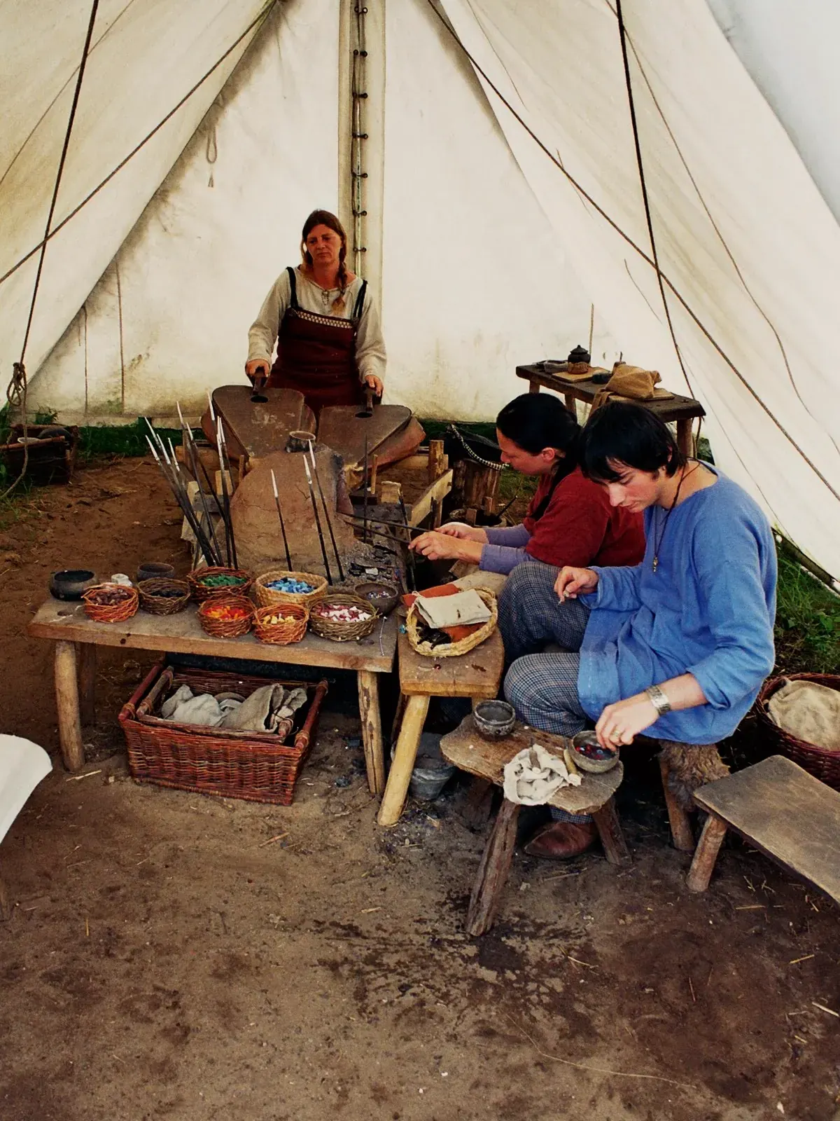 Handwerk im Zelt